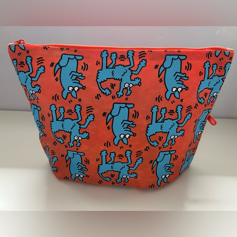 Baggu Keith Haring Pets Go Pouch Large NWOT